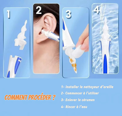 Nettoyeur d'oreille en spirale